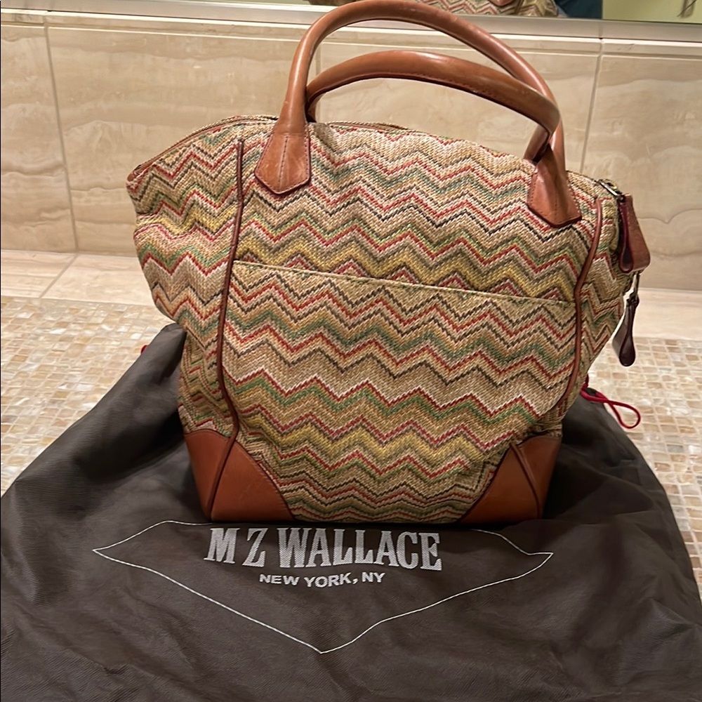 MZ Wallace Multicolor Chevron Women's Bag